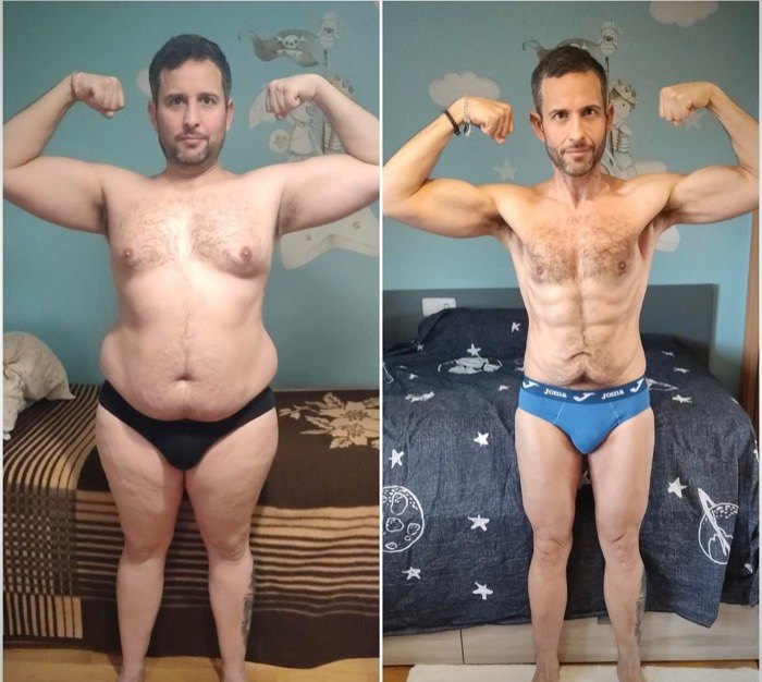 Progreso de Alberto entrenando con David Valero